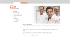 Desktop Screenshot of pro-rotterdam.nl